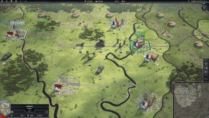 panzer corps 2 cover A screenshot from a hex war game that is easy to learn and hard to master, Panzer Corps 2