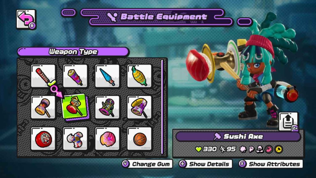 Ninjala Sushi Axe