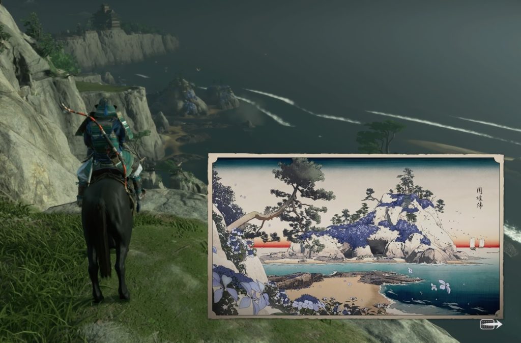 Ghost of Tsushima Curse of Uchitsune Blue Flower Island Spotted