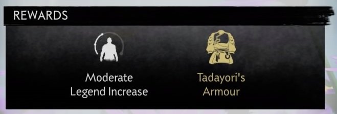 Ghost of Tsushima The Legend of Tadayori Guide Rewards