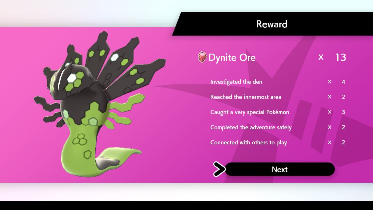 Pokemon Sword and Shield Zygarde Rewards