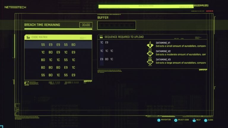 Matrix Cyber Java Codes Cyberpunk 2077: How to Solve Every Encryption and Breach Protocol Code ...