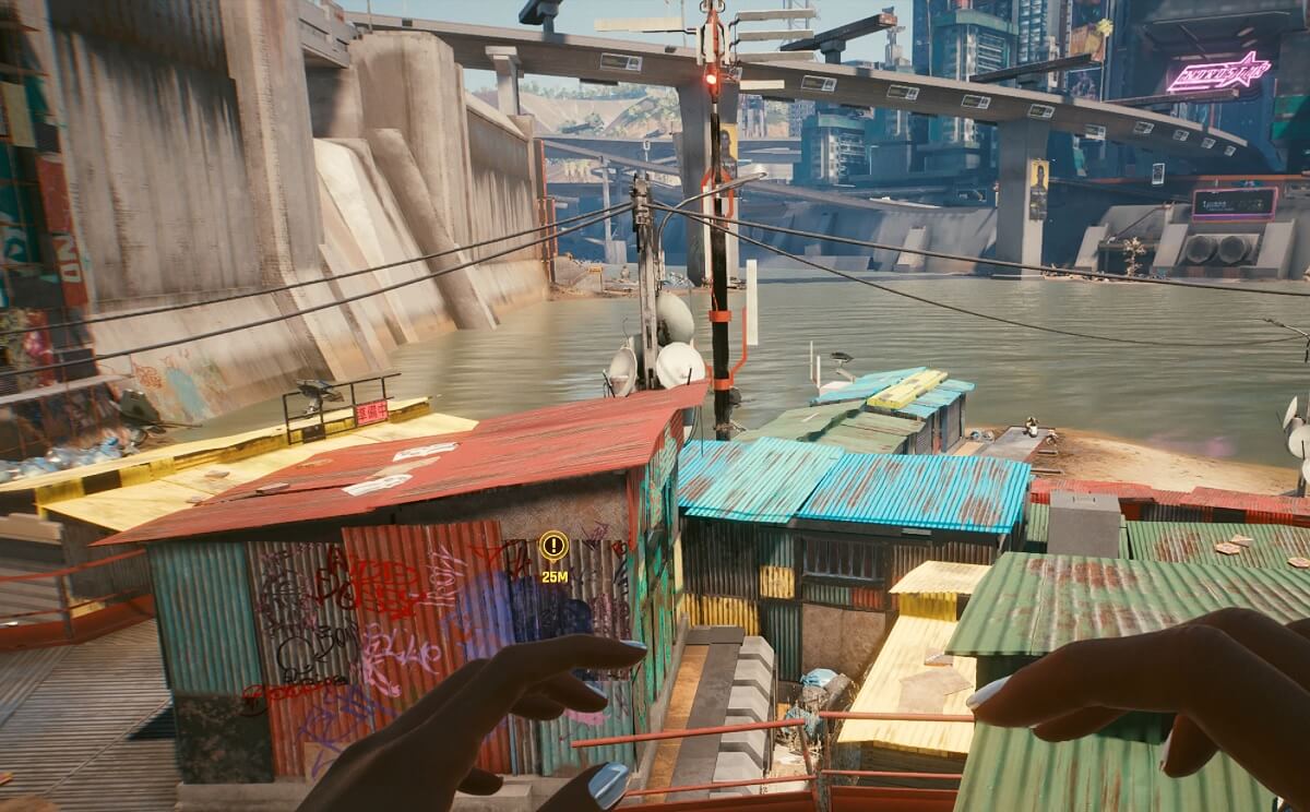 Cyberpunk 2077 Find No Future Container Big in Japan Kabuki Slum