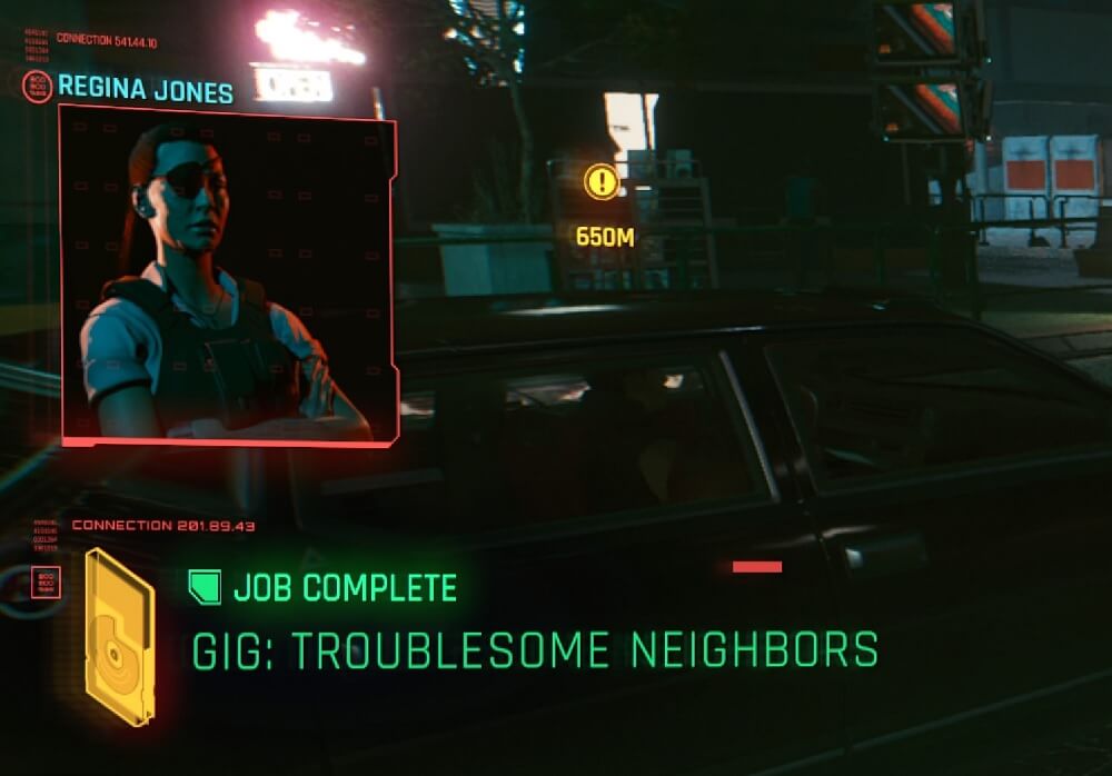 Cyberpunk 2077 Troublesome Neighbors Guide Regina Jones Complete