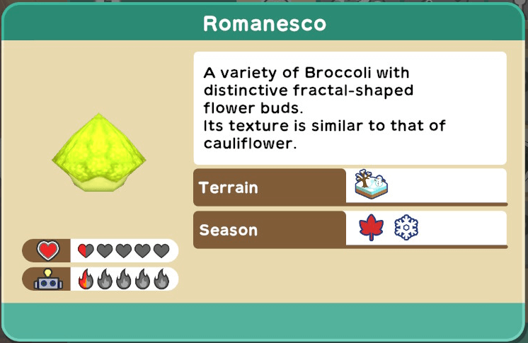 Harvest Moon One World Best Seeds Romanesco