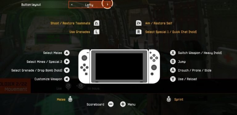 Warface: Complete Controls Guide for Nintendo Switch - Outsider Gaming