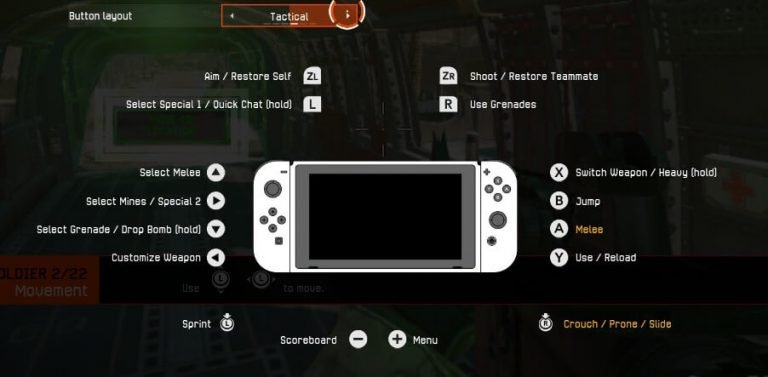 Warface: Complete Controls Guide for Nintendo Switch - Outsider Gaming