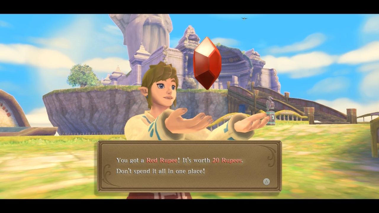 The Legend of Zelda Skyward Sword HD Get Gaeporas Pet Mia Red Rupee