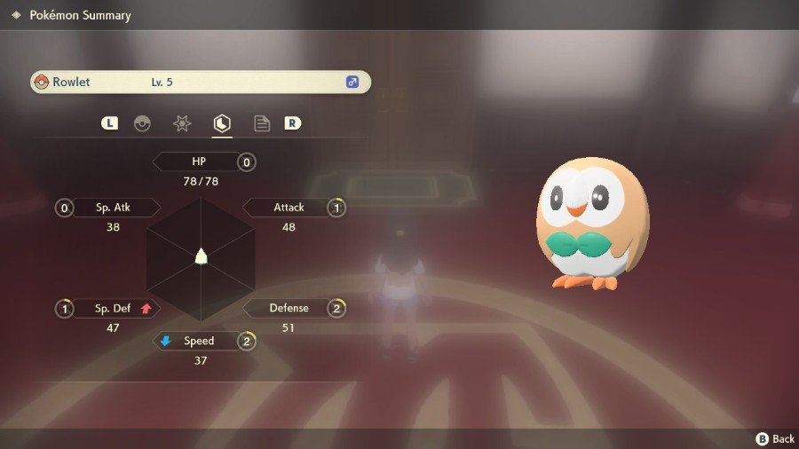 Pokemon Legends Arceus Starters Rowlet