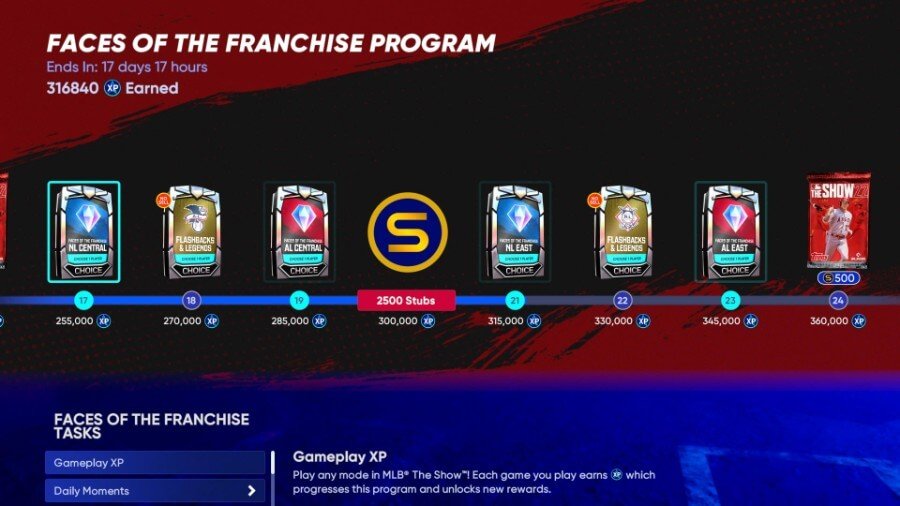 MLB The Show 22 best way to earn stubs: main Program in Diamond Dynasty