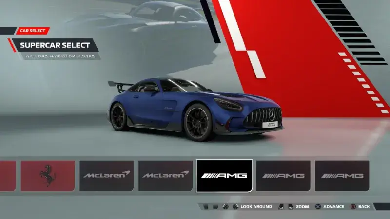 F1 22 Best Supercar Mercedes AMG GT Black Series