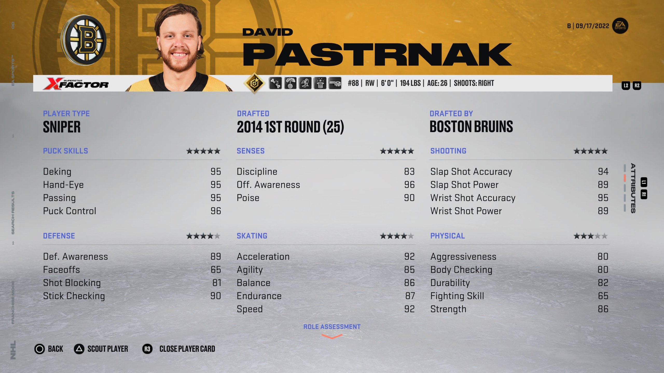 NHL 23 Best Wingers Pastrnak scaled