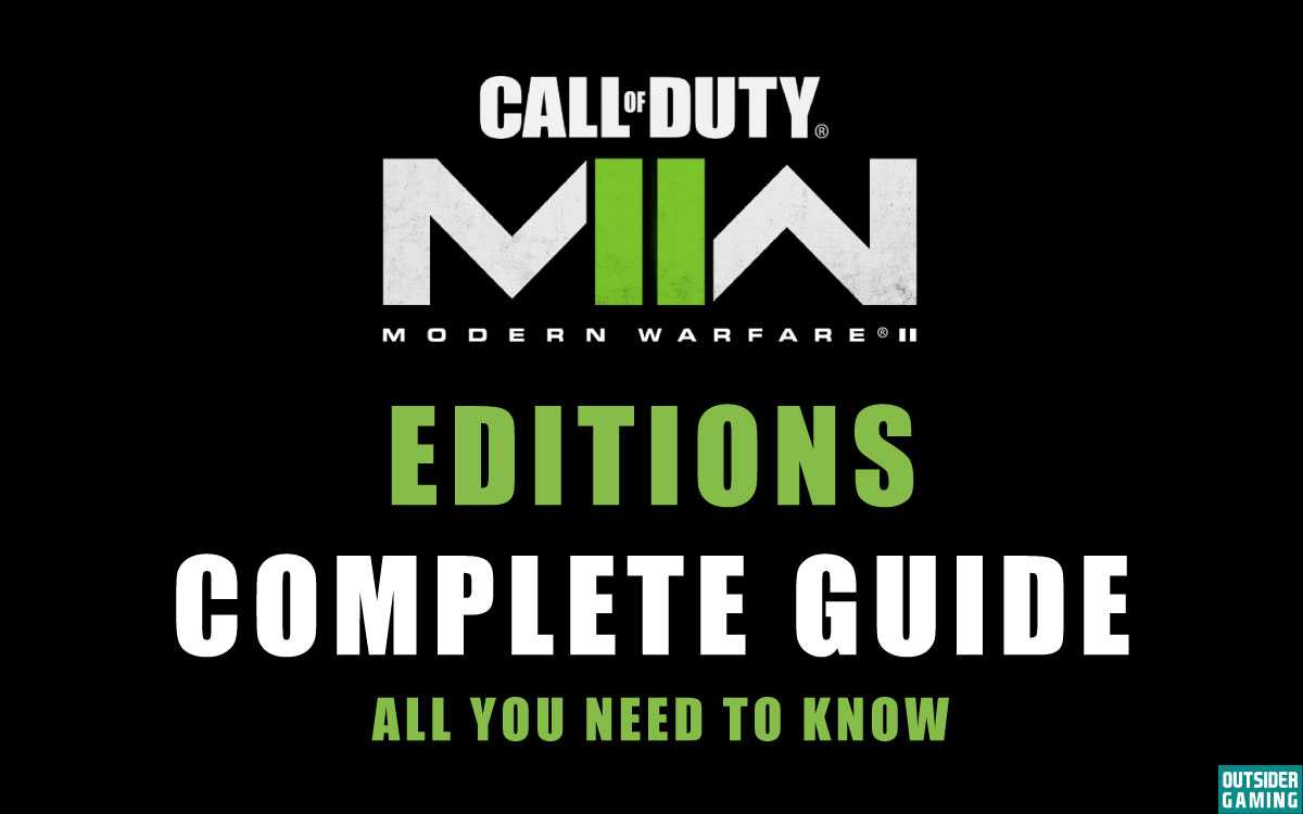 Modern Warfare 2 Editions