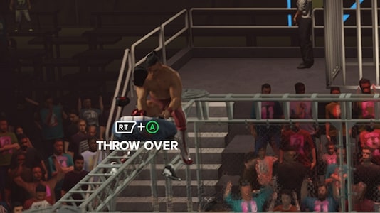 WWE 2K23 WarGames Controls Guide Throw Over