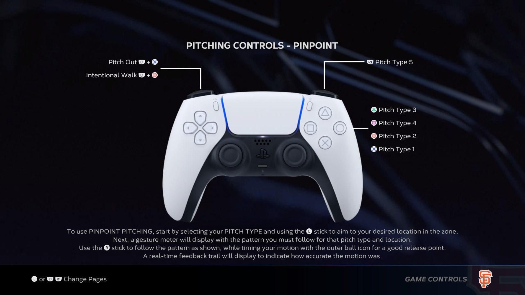 MLB The Show 23 Pitching Controls PS4 PS5