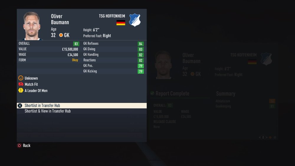 Oliver Baumann FIFA 23