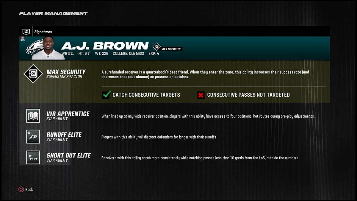 Madden 24 Best Wide Receivers A.J. Brown