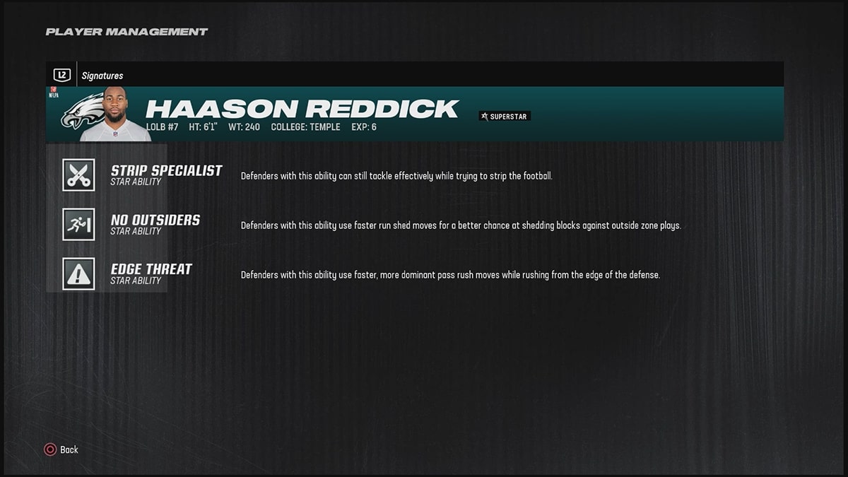 Madden 24 Best Linebackers Haason Reddick