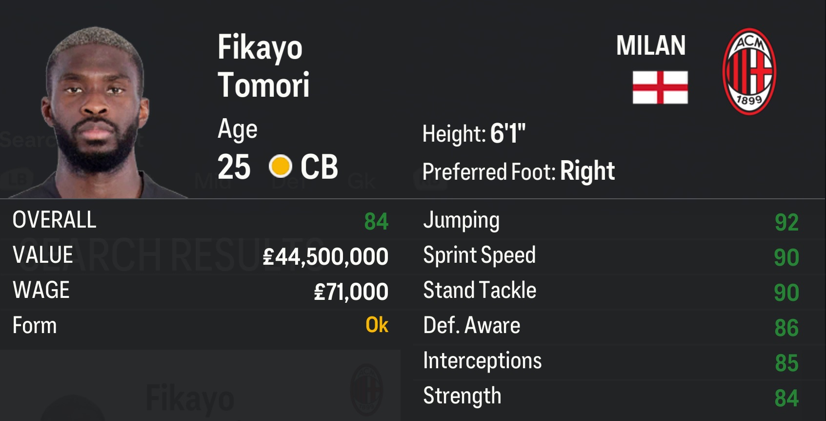 EA FC 24 Fikayo-Tomori screenshot