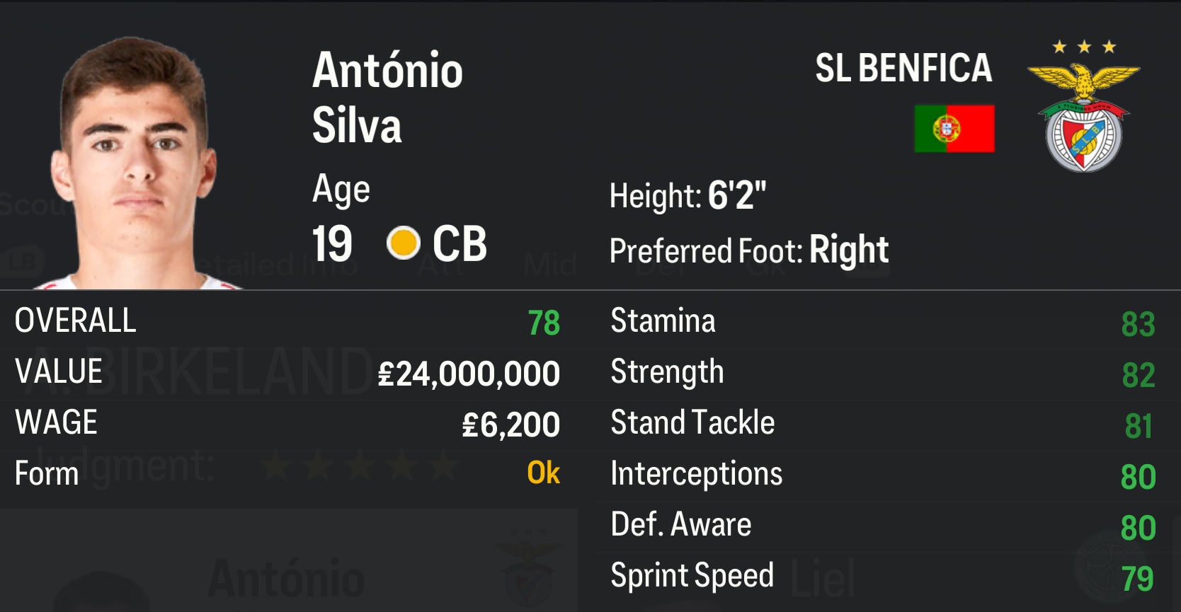 EA-Sports-FC-24-Wonderkids-CB-António-Silva