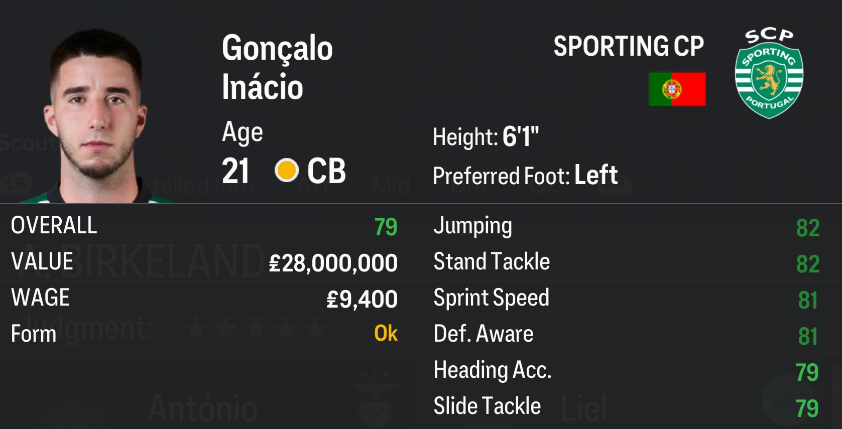 EA FC 24 Gonçalo-Inácio screenshot