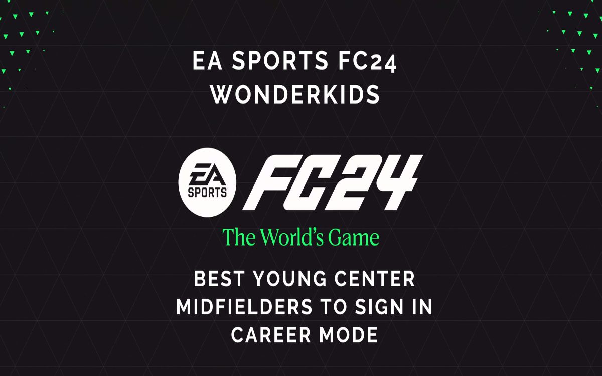 EA Sports FC24 Wonderkids presents the best young center midfielders for your Career Mode journey