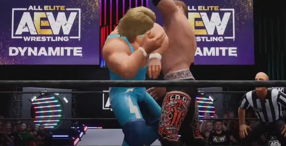 "Immerse yourself in the world of AEW Fight Forever: Owen Hart tribute